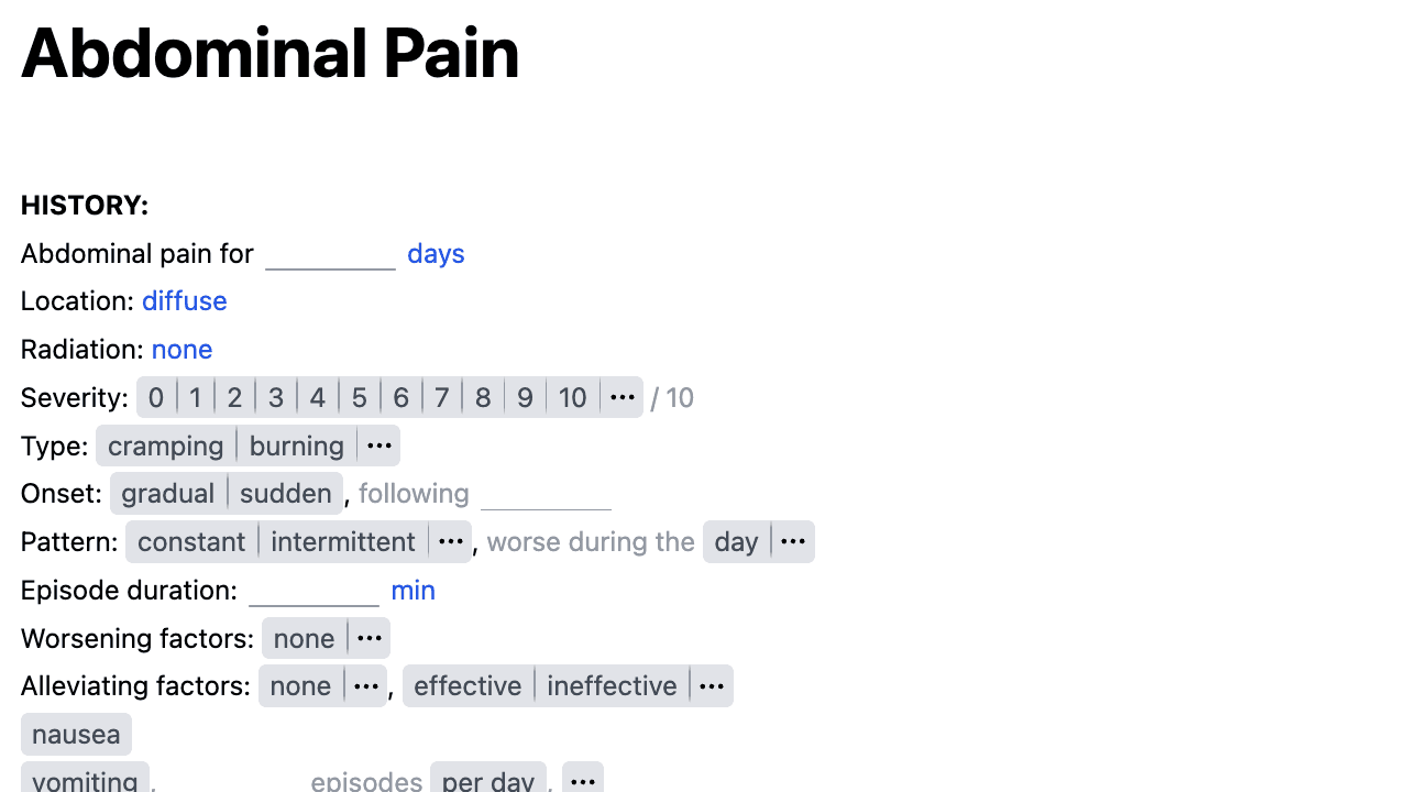 Abdominal Pain