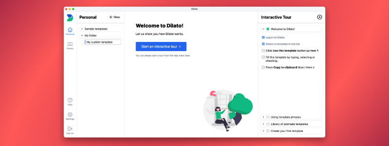 🎒 Interactive tour for new users